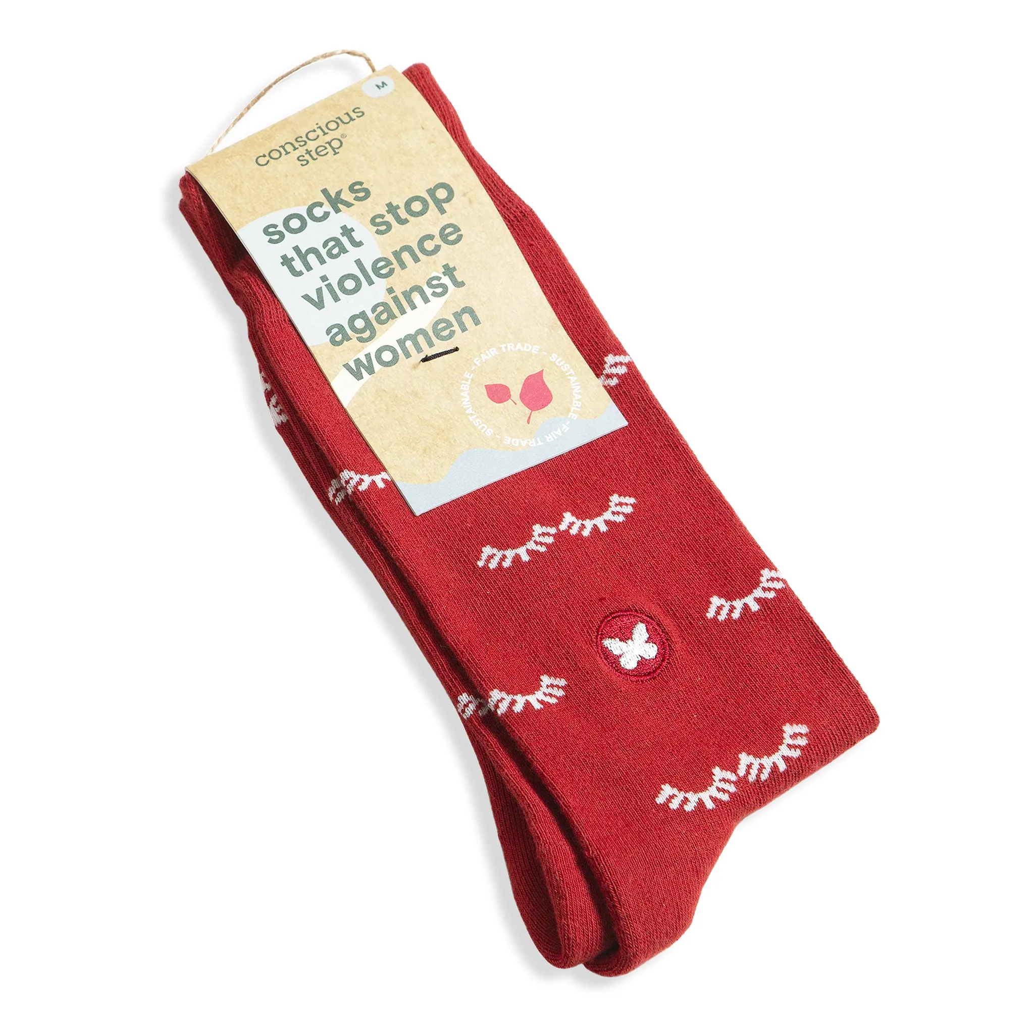 Socks that Stop Violence Against Women sold by Conscious Step product image thumbnail 2