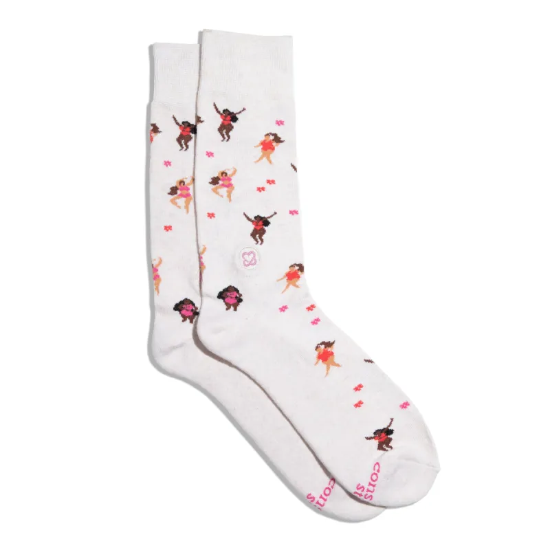 Socks that Support Self-Checks sold by Conscious Step