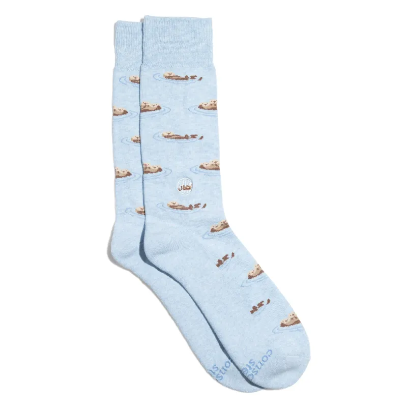 Socks that Protect Sea Otters sold by Conscious Step
