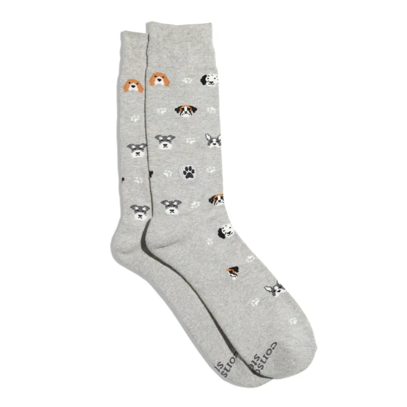 Socks that Save Dogs sold by Conscious Step