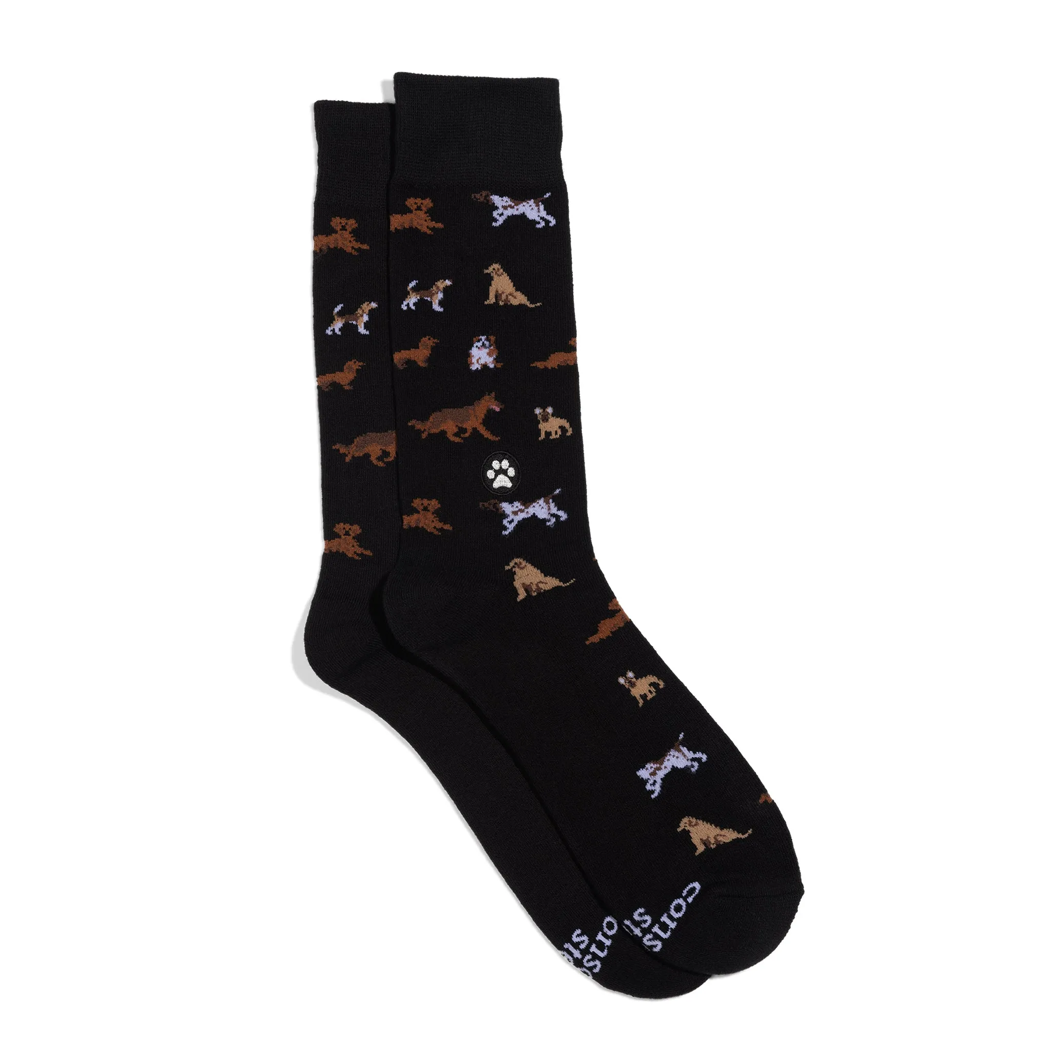 Socks that Save Dogs sold by Conscious Step