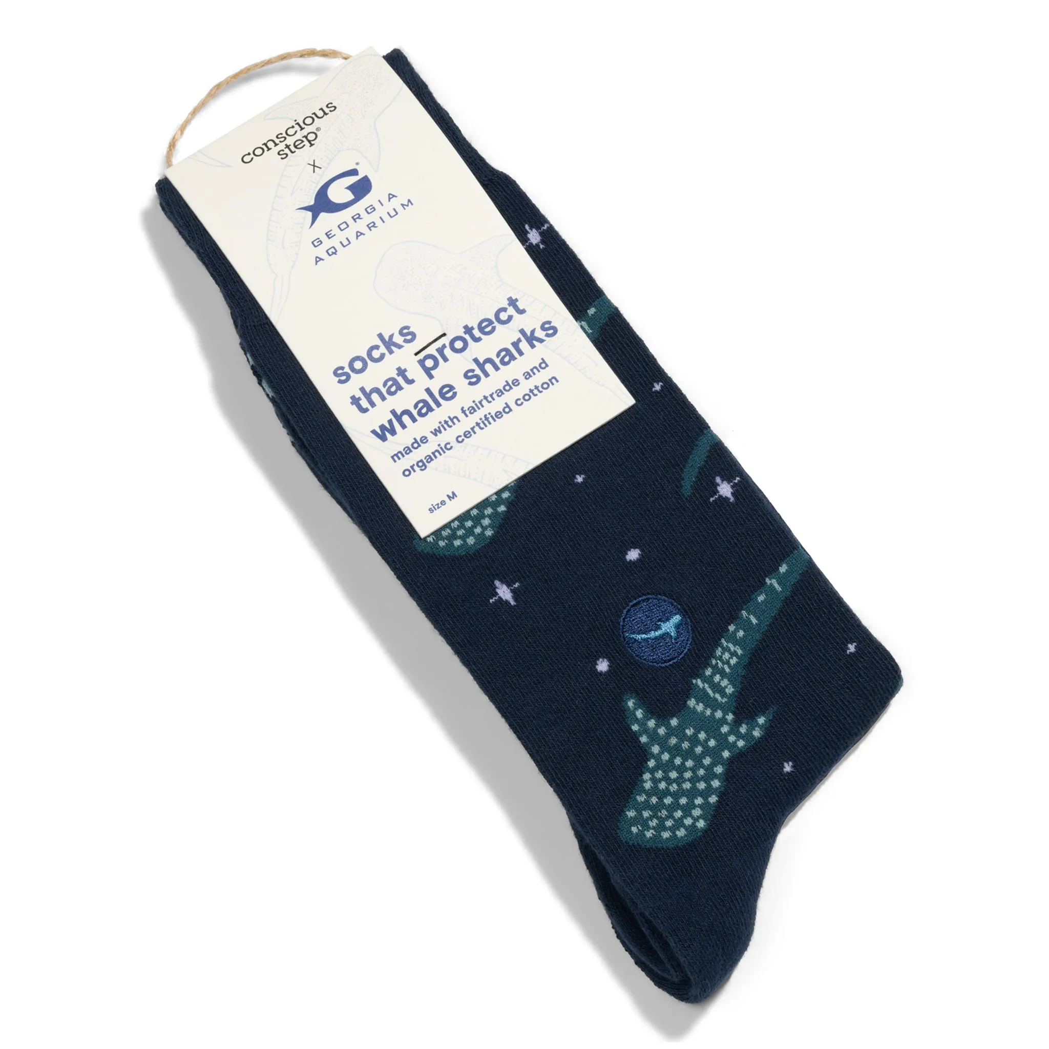 Socks that Protect Whale Sharks sold by Conscious Step product image thumbnail 3