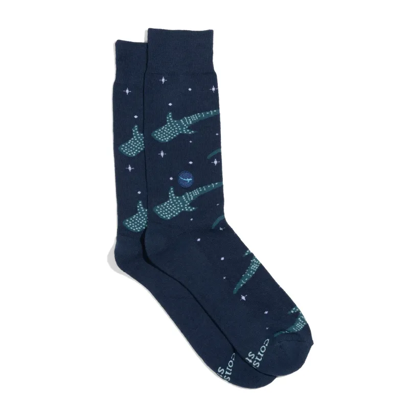 Socks that Protect Whale Sharks sold by Conscious Step