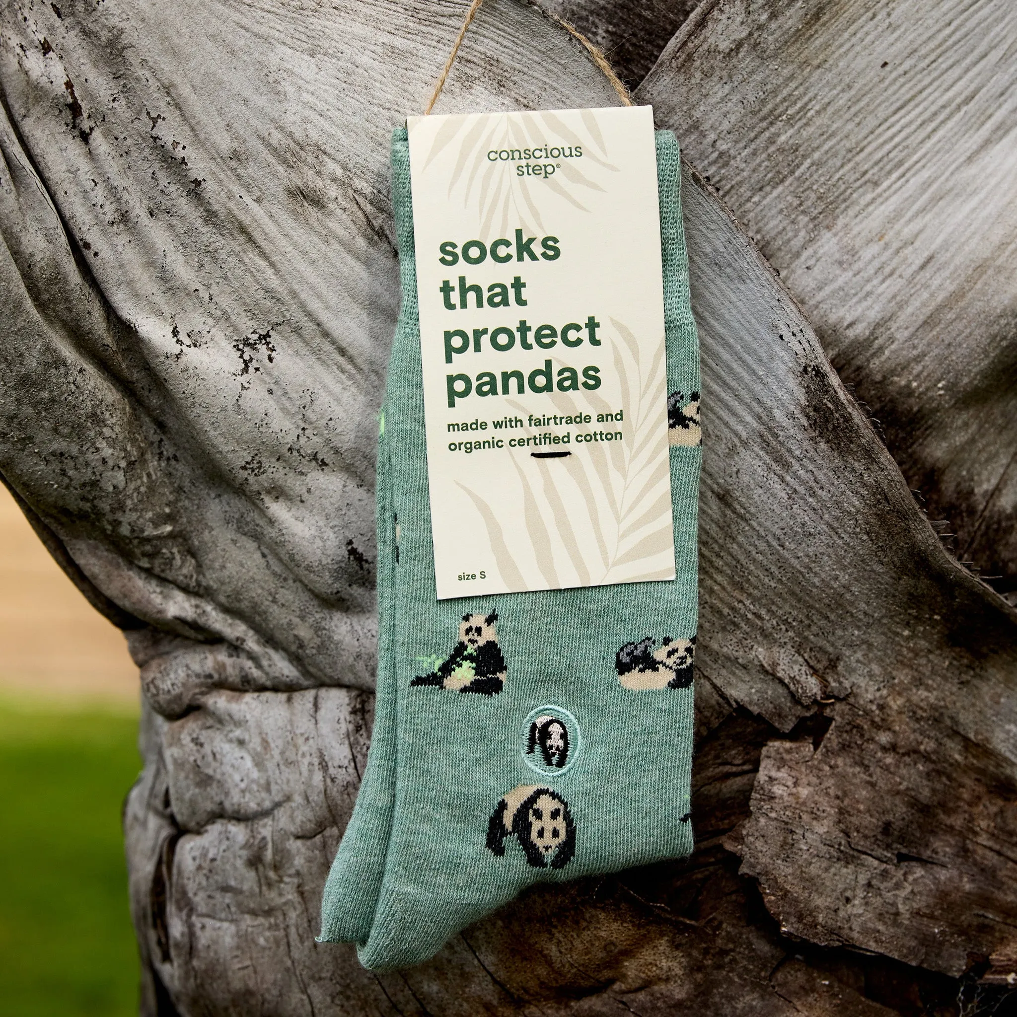 Socks that Protect Pandas sold by Conscious Step product image thumbnail 3