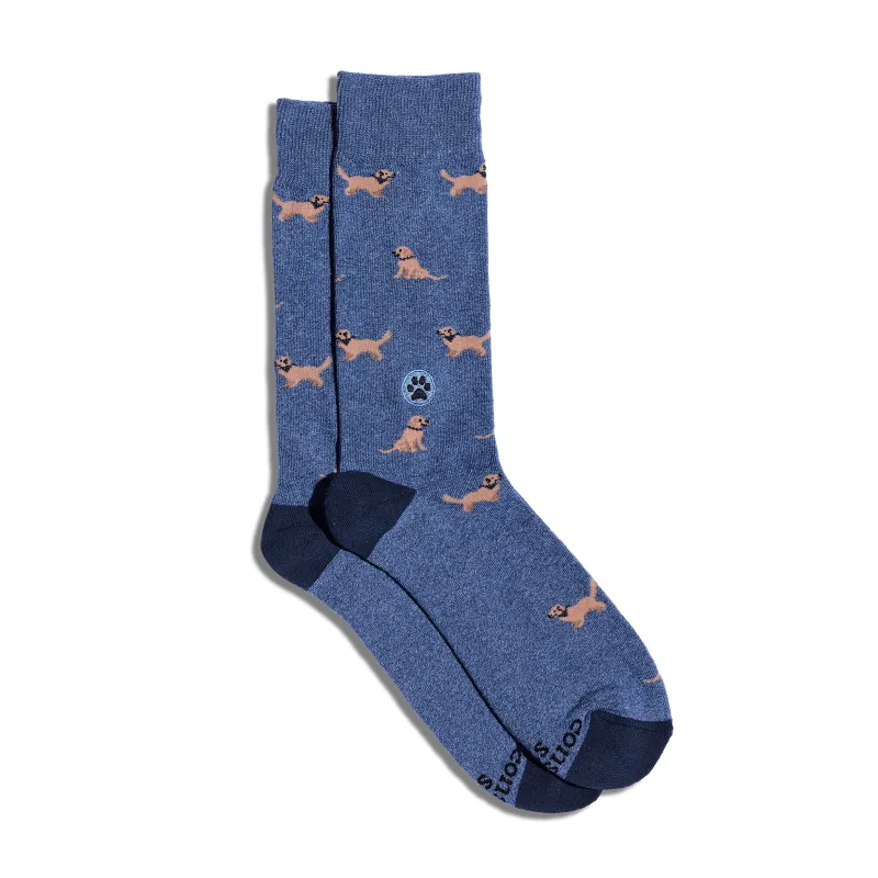 Socks that Save Dogs sold by Conscious Step