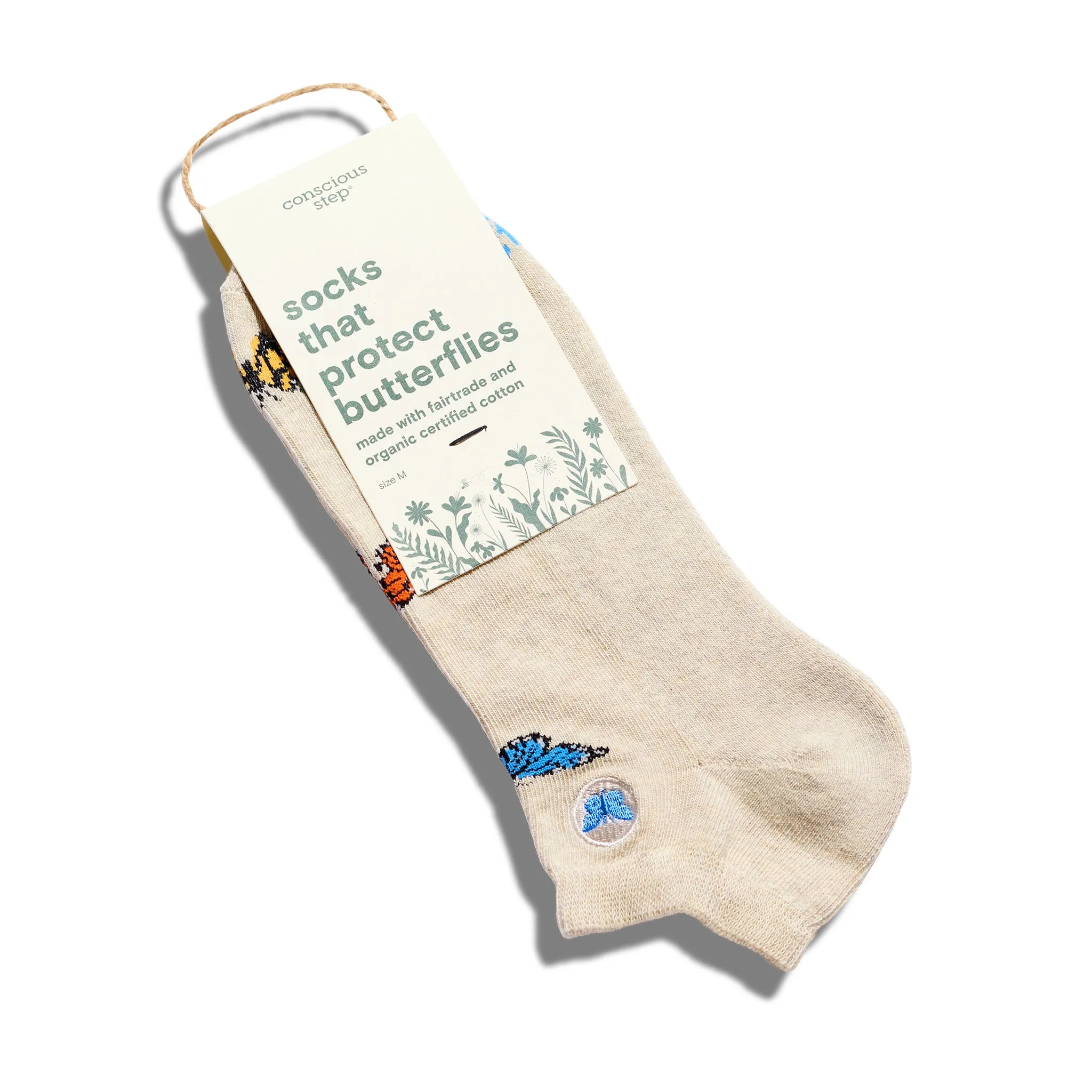 Socks that Protect Butterflies sold by Conscious Step product image thumbnail 2