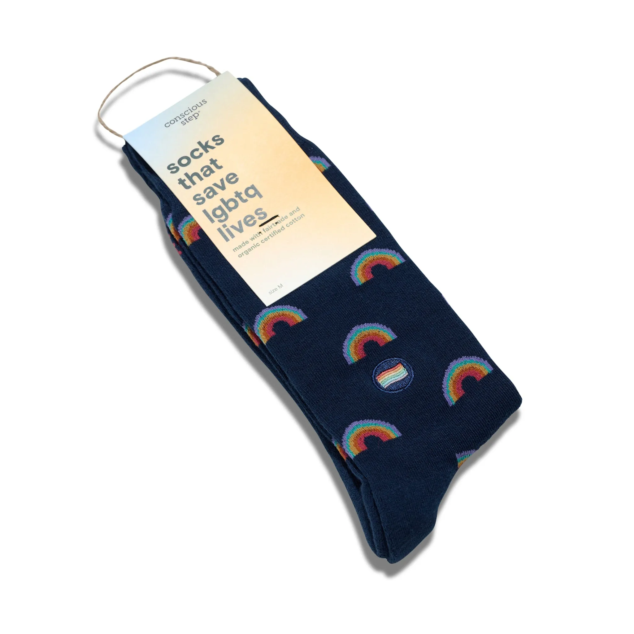 Socks that Save LGBTQ Lives sold by Conscious Step product image thumbnail 2