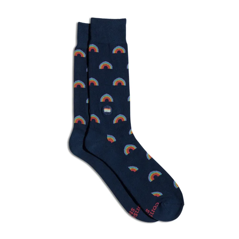 Socks that Save LGBTQ Lives sold by Conscious Step