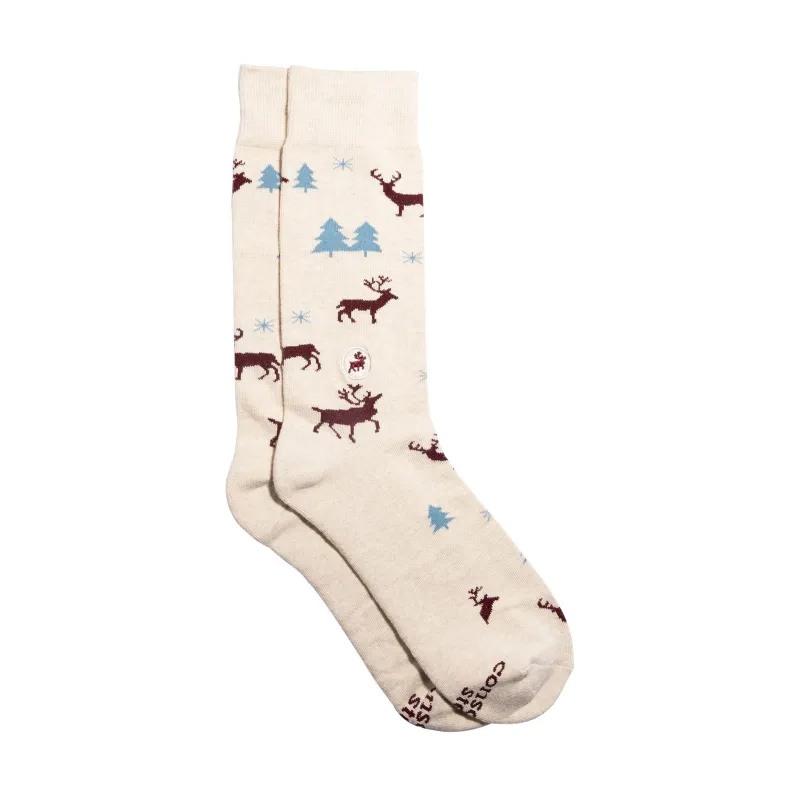 Socks that Protect Caribou sold by Conscious Step