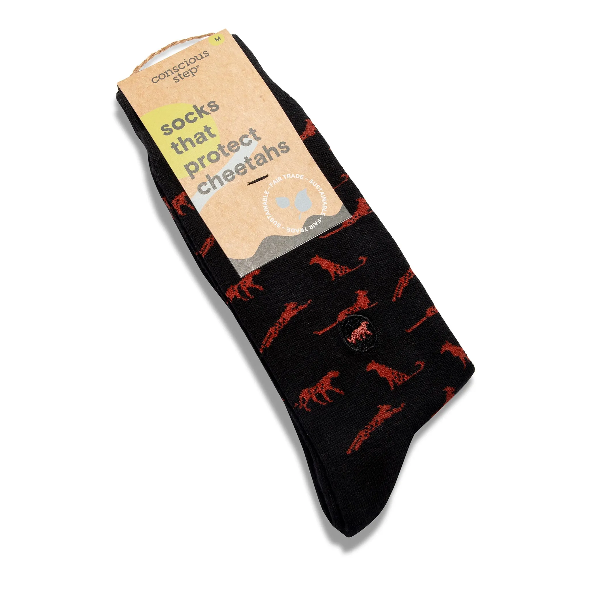 Socks that Protect Cheetahs sold by Conscious Step product image thumbnail 2