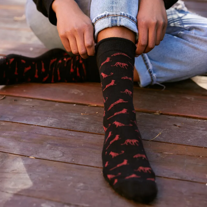 Socks that Protect Cheetahs sold by Conscious Step