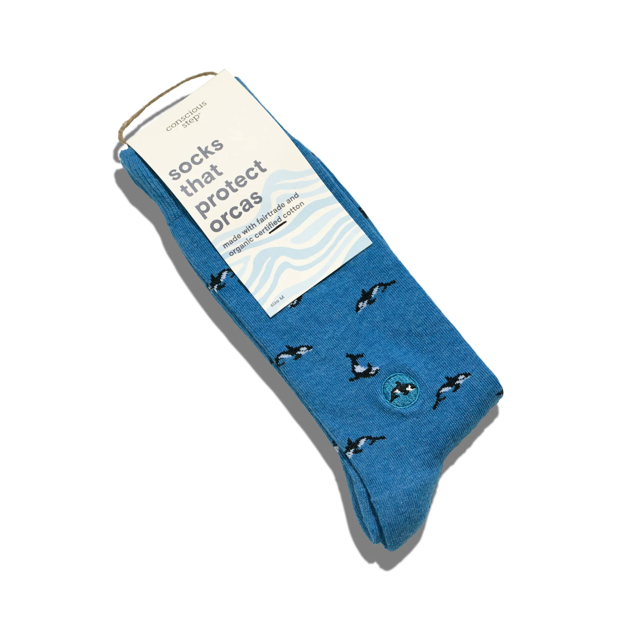Socks that Protect Orcas sold by Conscious Step product image thumbnail 2
