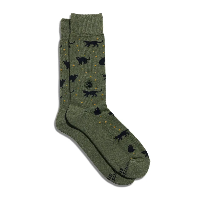 Socks that Save Cats sold by Conscious Step