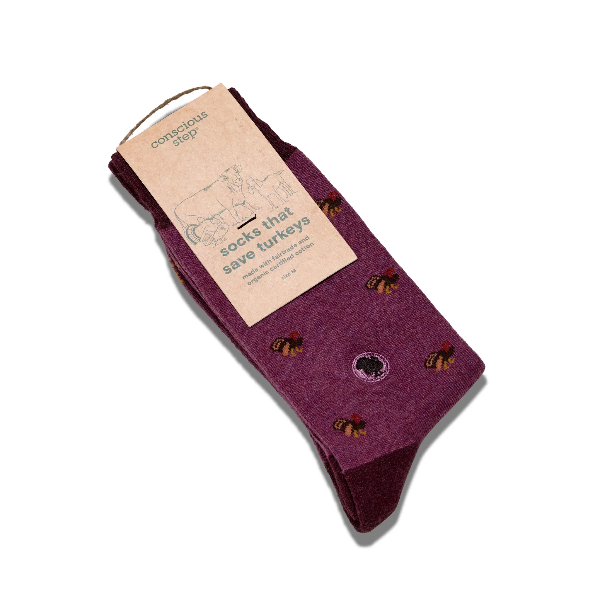 Socks that Save Turkeys sold by Conscious Step product image thumbnail 2