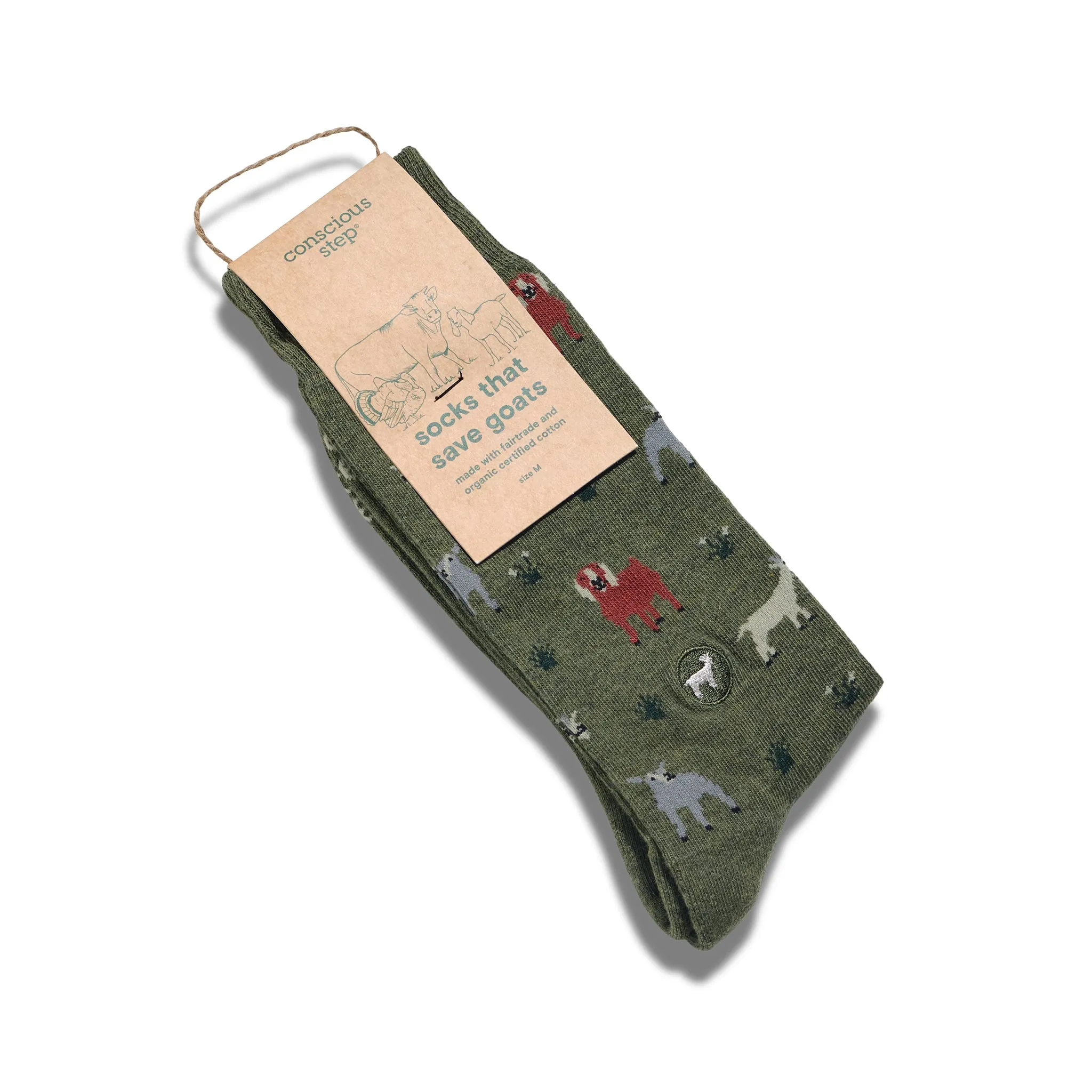 Socks that Save Goats sold by Conscious Step product image thumbnail 2