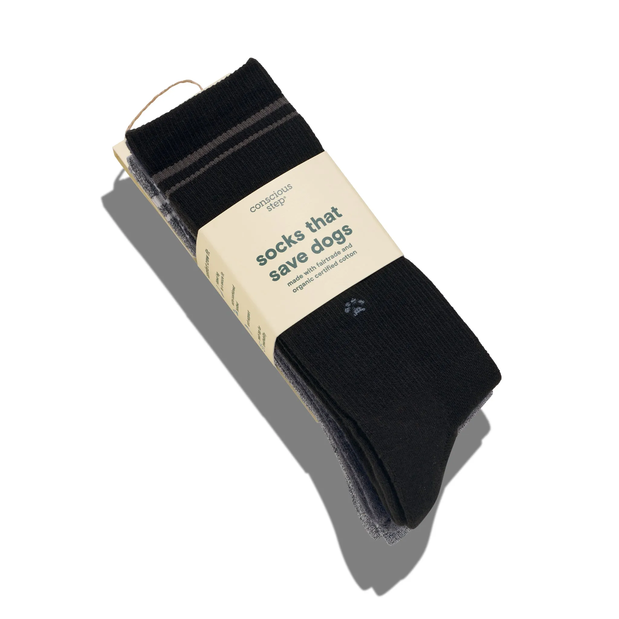 Comfort Crew Socks that Save Dogs sold by Conscious Step product image thumbnail 2