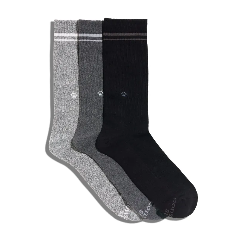 Comfort Crew Socks that Save Dogs sold by Conscious Step