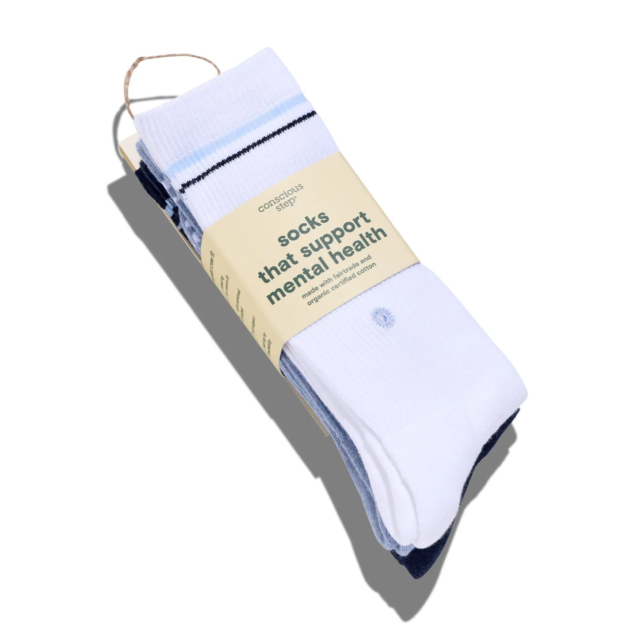 Comfort Crew Socks that Support Mental Health sold by Conscious Step product image thumbnail 2