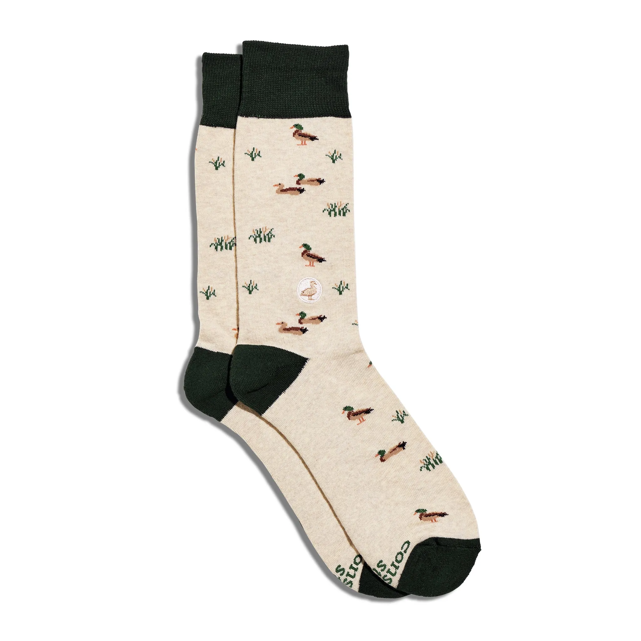 Socks that Protect Ducks sold by Conscious Step