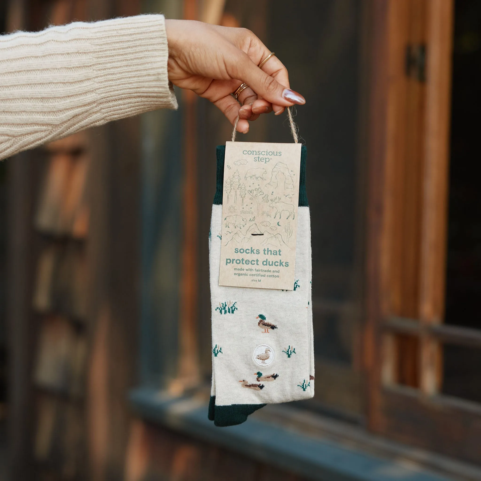 Socks that Protect Ducks sold by Conscious Step product image thumbnail 4