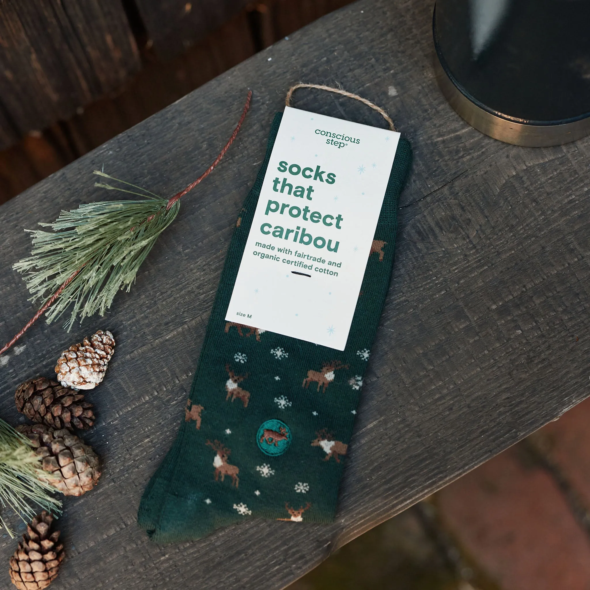 Socks that Protect Caribou sold by Conscious Step product image thumbnail 4