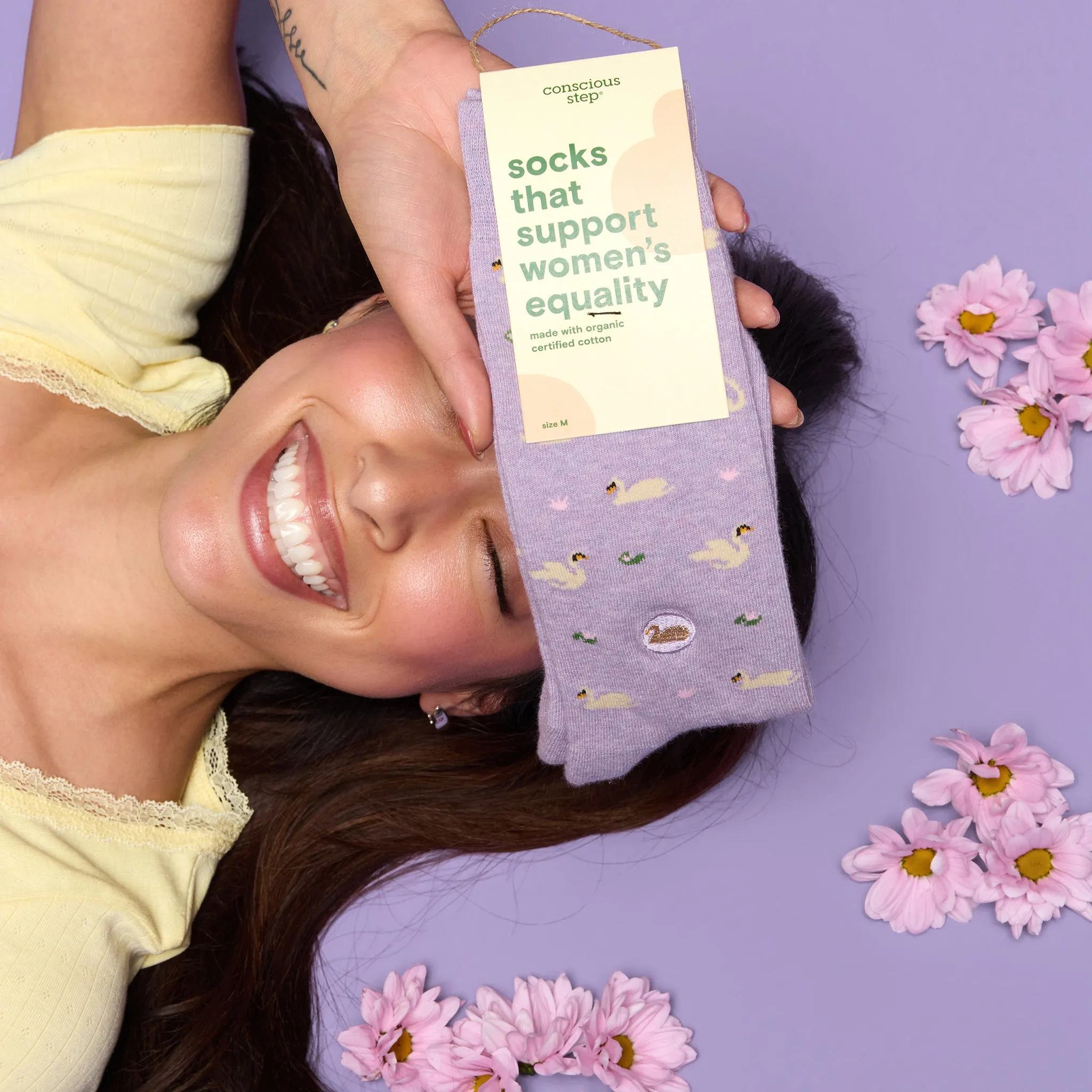 Socks that Support Women's Equality sold by Conscious Step product image thumbnail 3