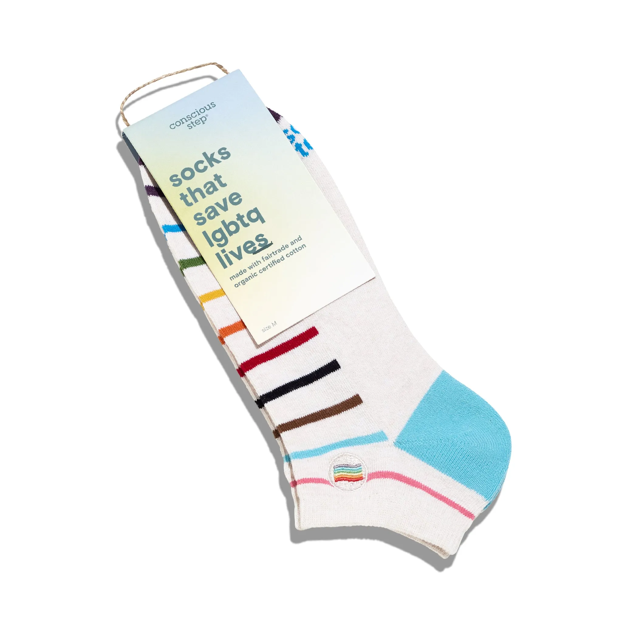 Socks that Save LGBTQ Lives sold by Conscious Step product image thumbnail 2