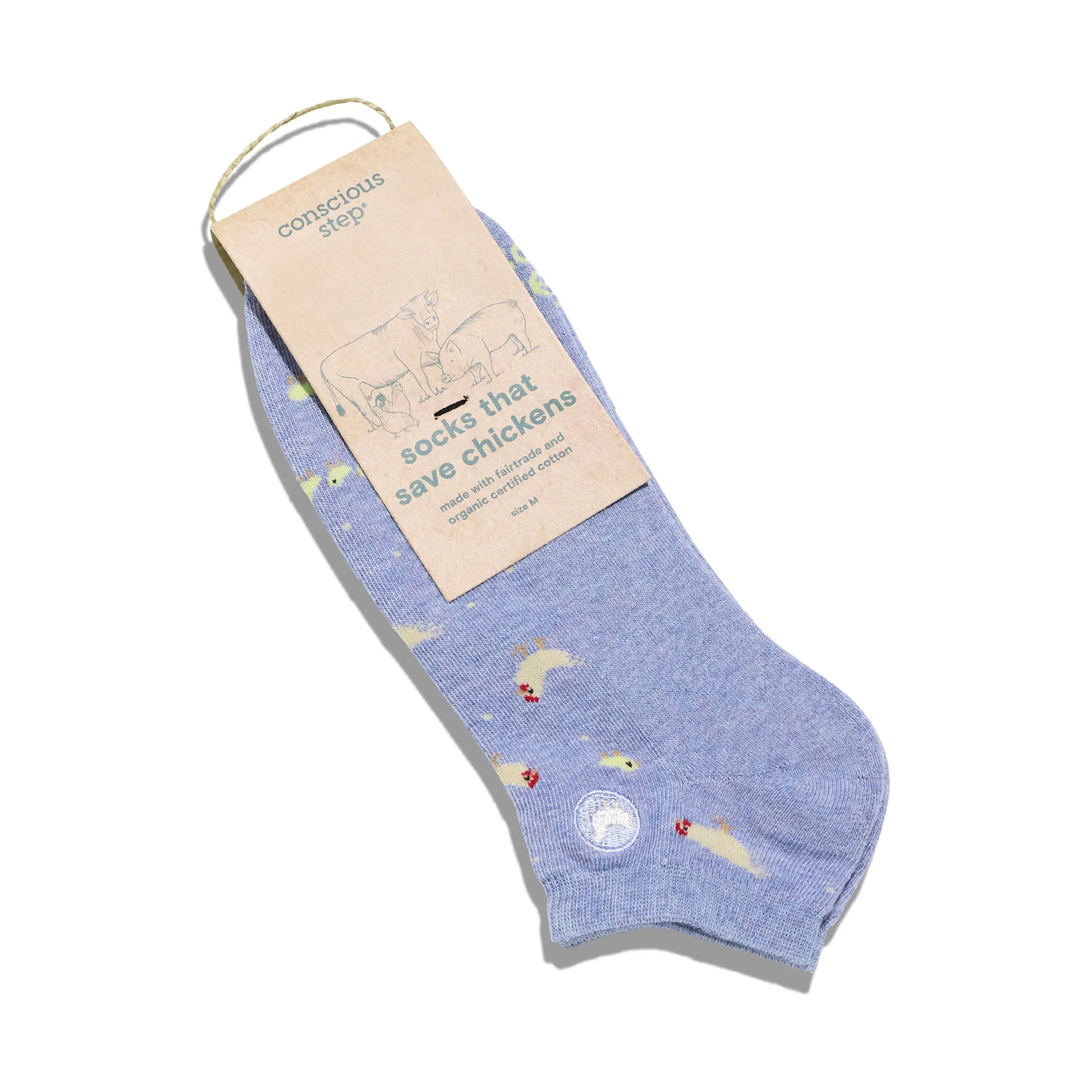 Socks that Save Chickens sold by Conscious Step product image thumbnail 2