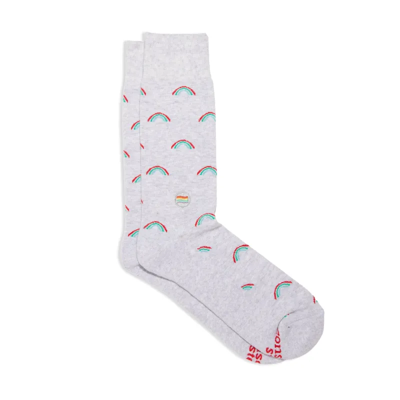 Socks that Save LGBTQ Lives sold by Conscious Step