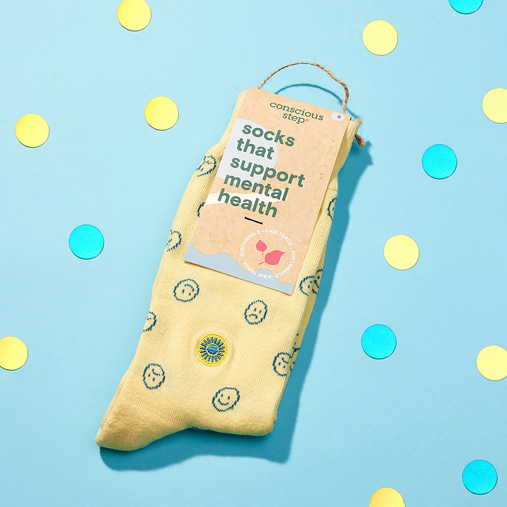 Socks that Support Mental Health sold by Conscious Step product image thumbnail 3