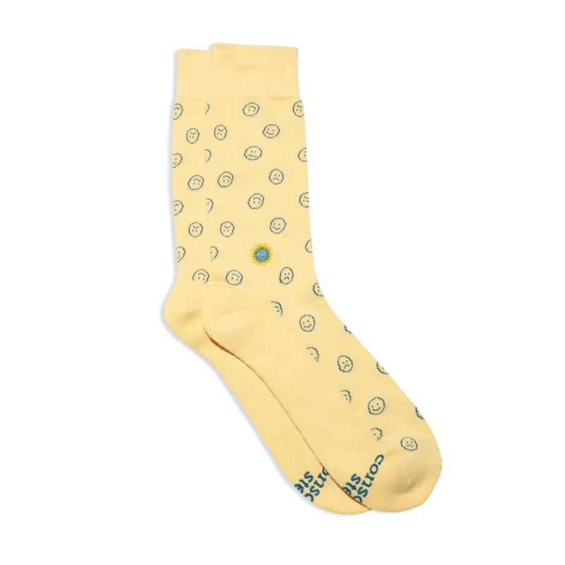 Socks that Support Mental Health sold by Conscious Step