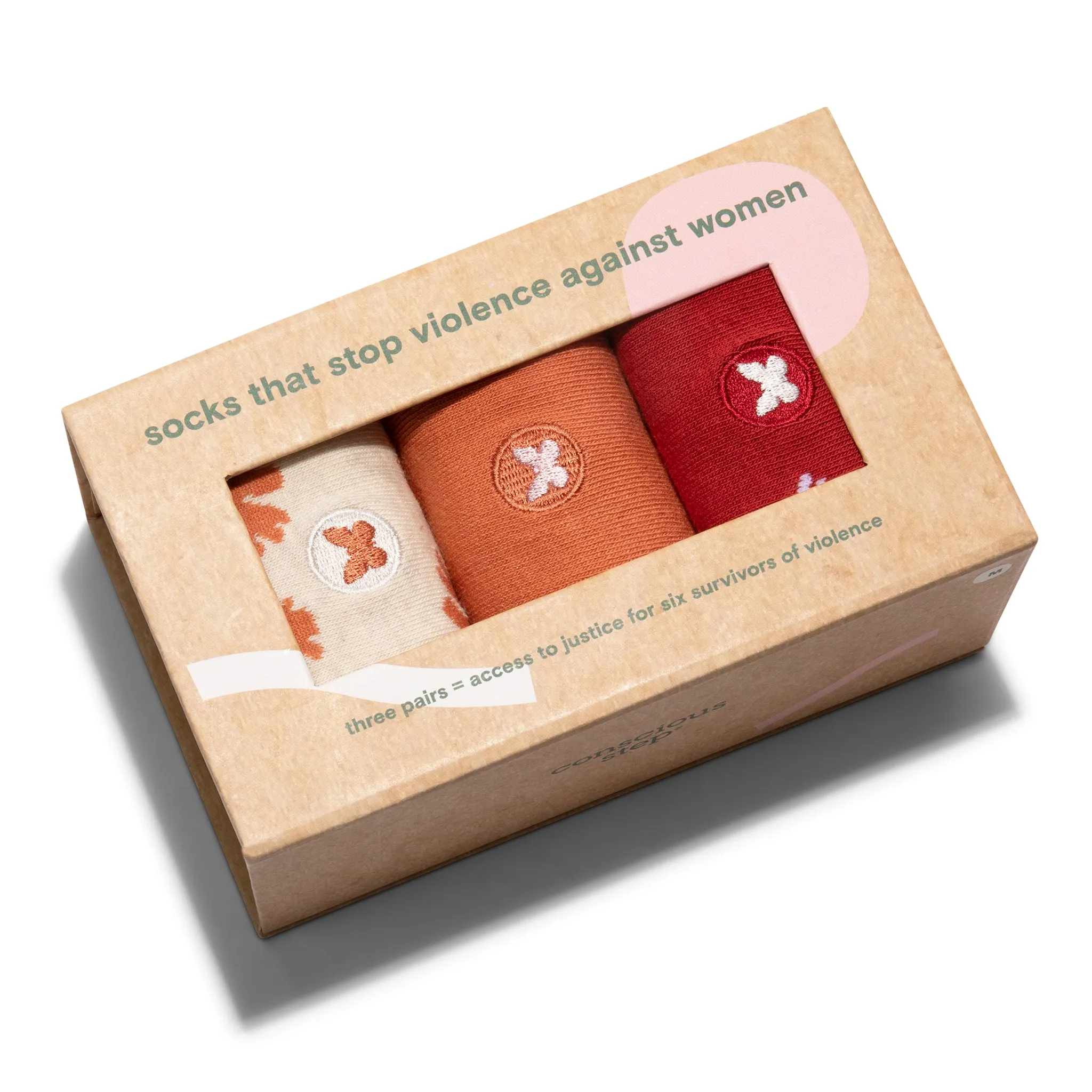 Stop Violence Against Women Gift Box sold by Conscious Step