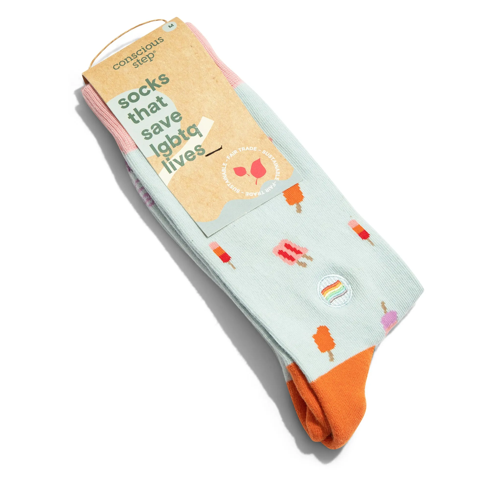 Socks that Save LGBTQ Lives sold by Conscious Step product image thumbnail 2