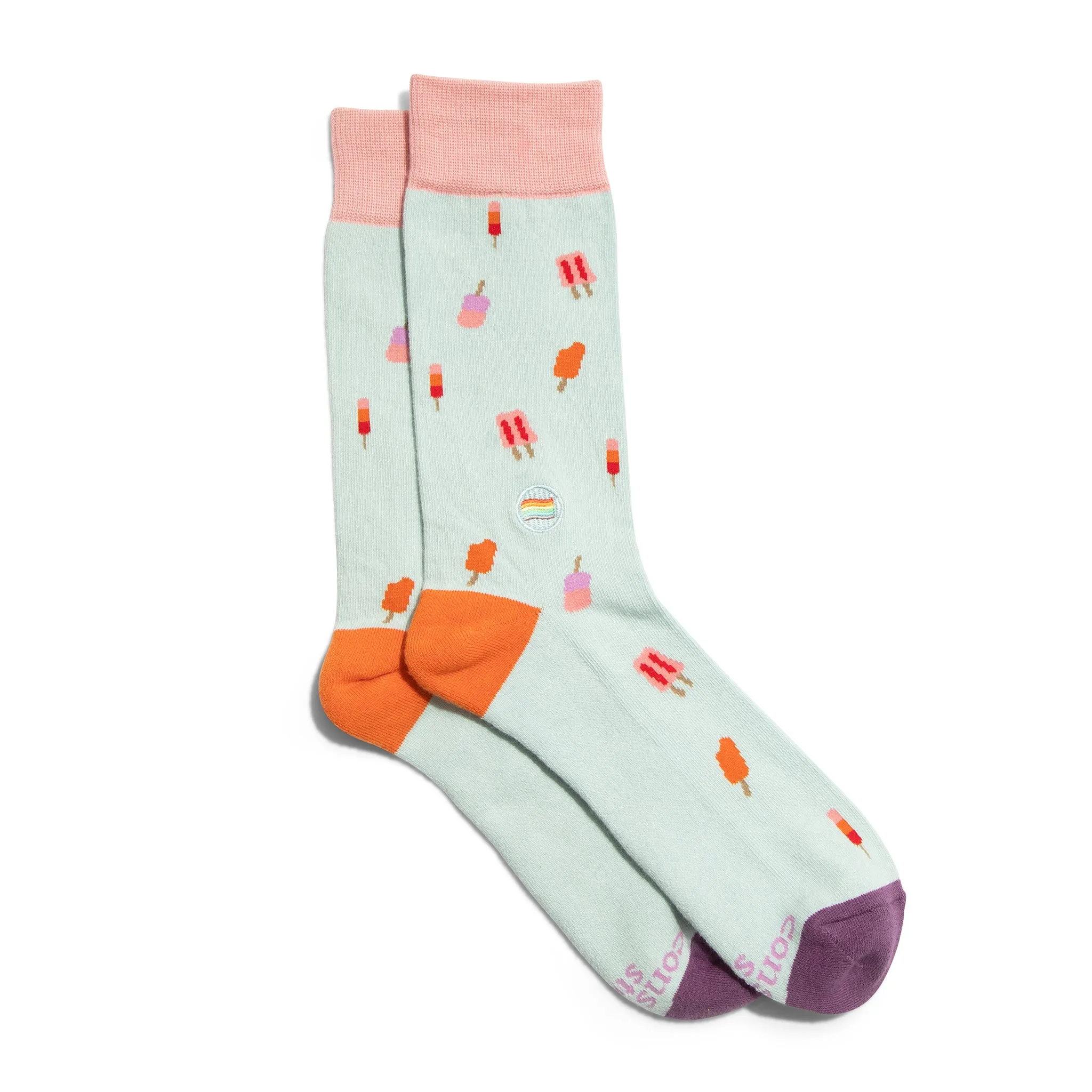 Socks that Save LGBTQ Lives sold by Conscious Step