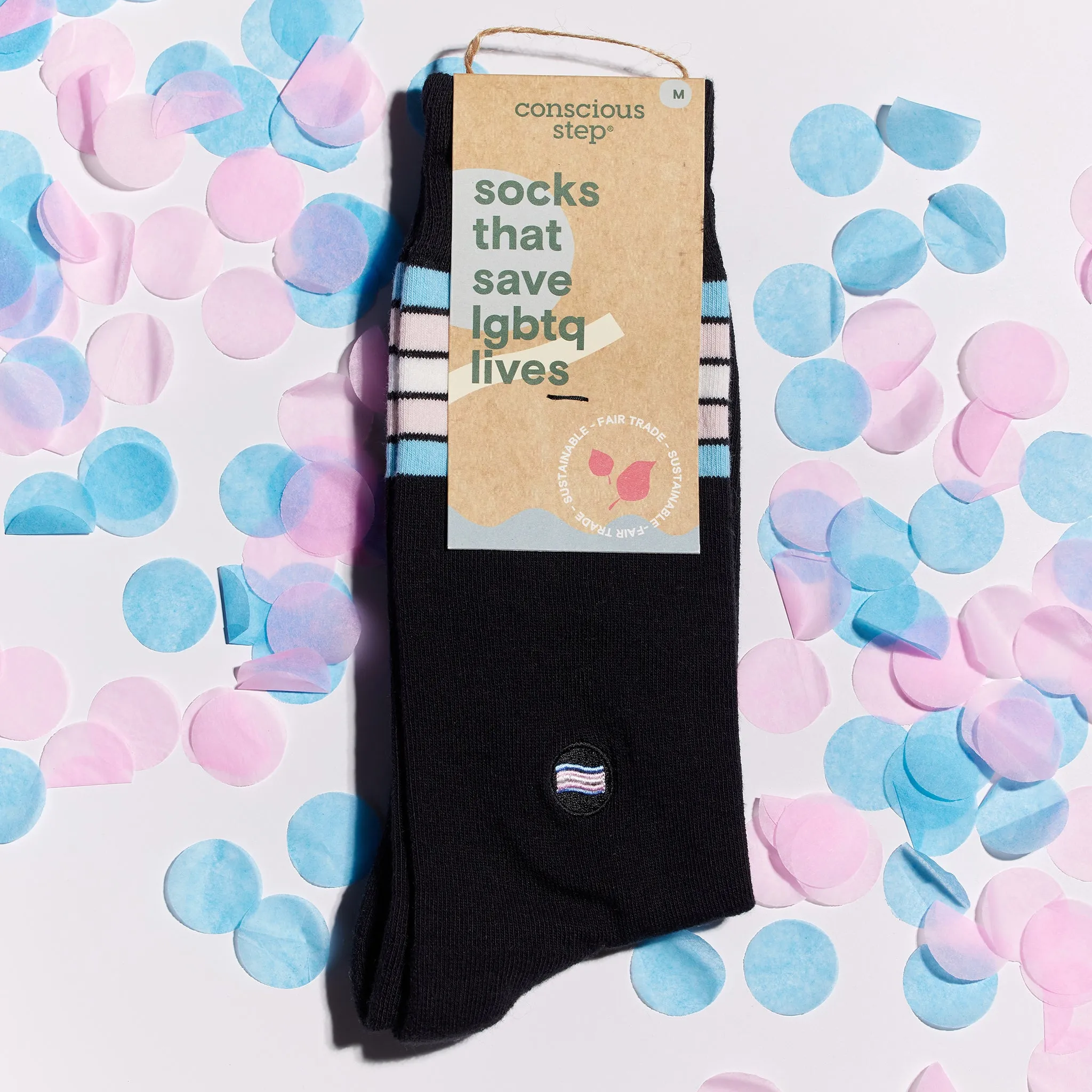 Socks that Save LGBTQ Lives sold by Conscious Step product image thumbnail 2