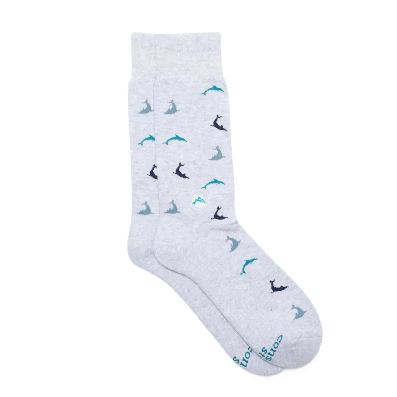 Socks that Protect Dolphins sold by Conscious Step