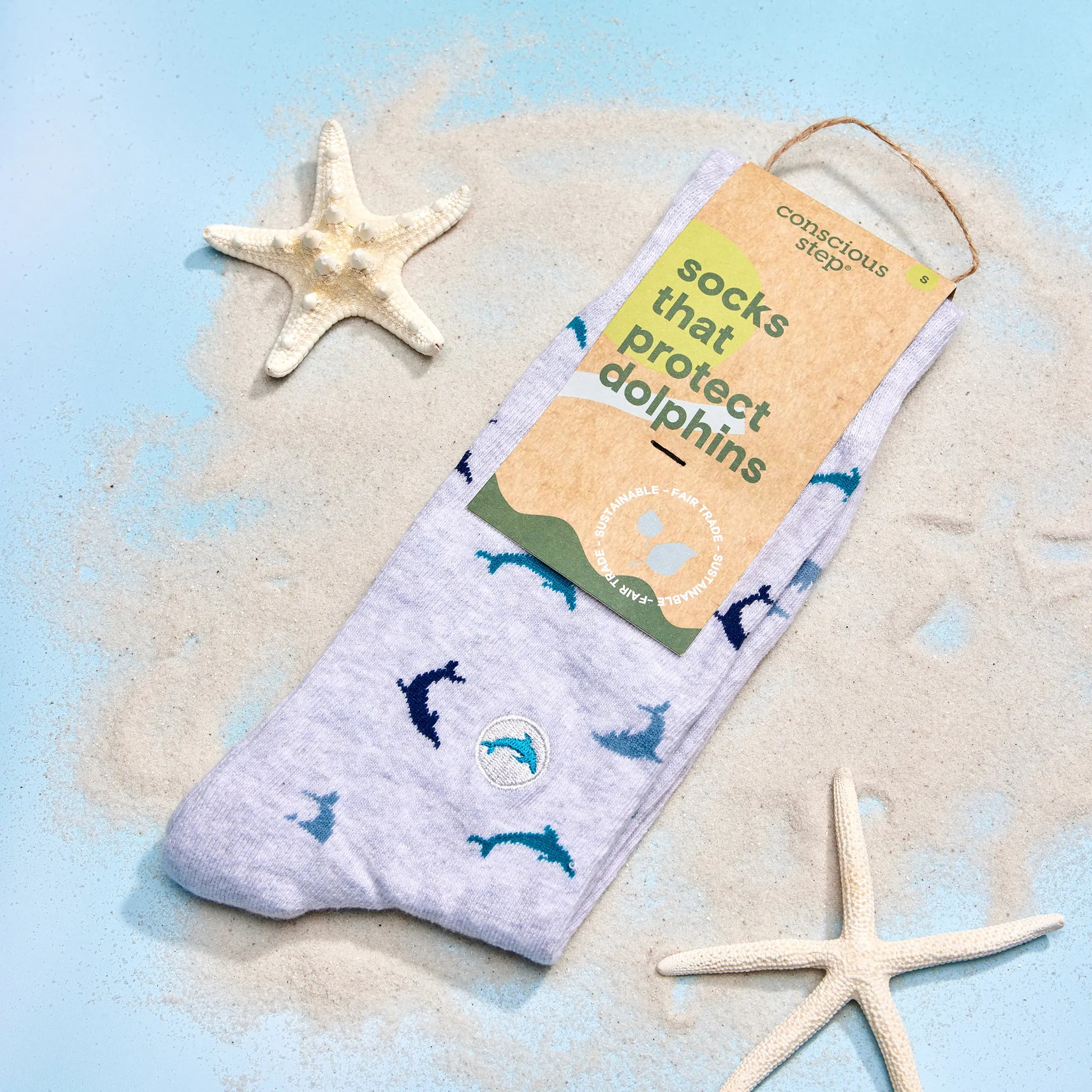 Socks that Protect Dolphins sold by Conscious Step product image thumbnail 4