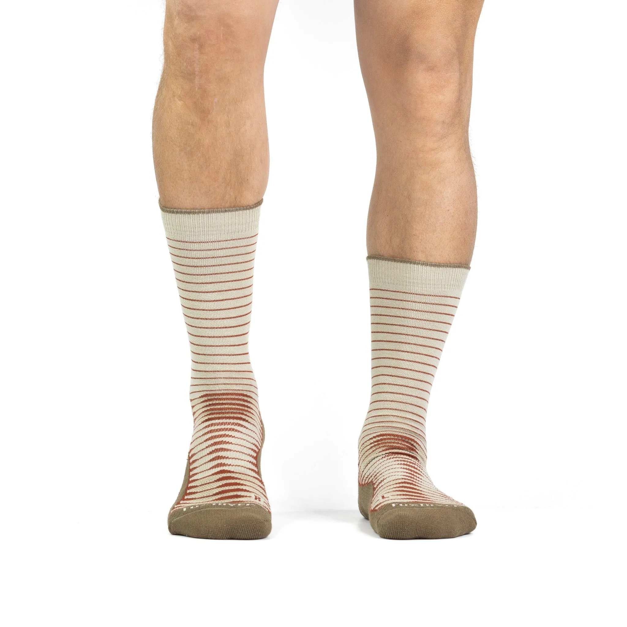 Men's Stripe Lightweight Crew Hiking Sock sold by Fox River product image thumbnail 3