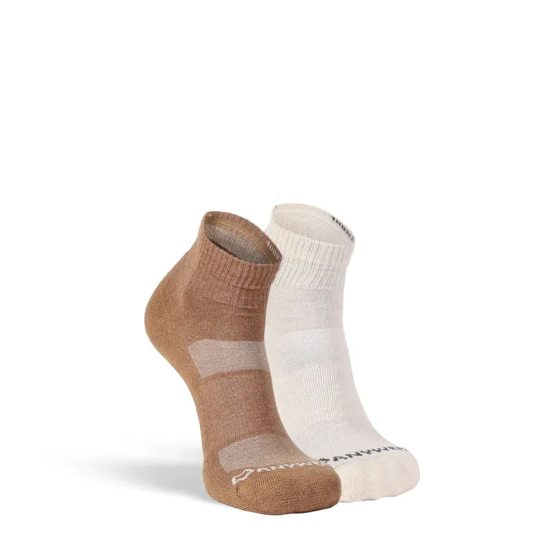 Women's Anywear Essential Lightweight Quarter Crew Sock - 2 Pack sold by Fox River