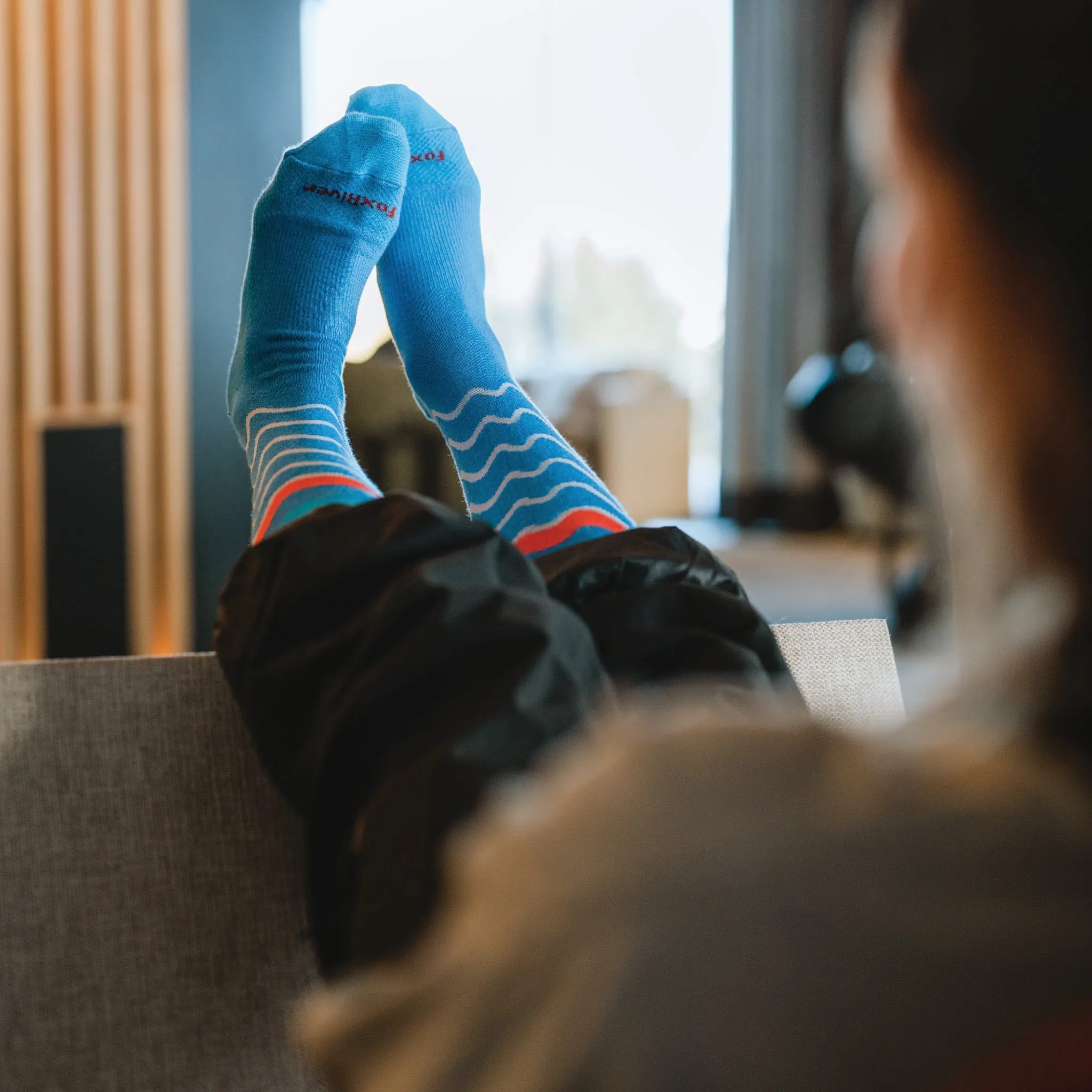 Women's Freerider Ultra-Lightweight Over-the-Calf Ski and Snowboard Sock sold by Fox River product image thumbnail 2