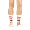 Women's Monkey Stripe Lightweight Crew Everyday Sock sold by Fox River