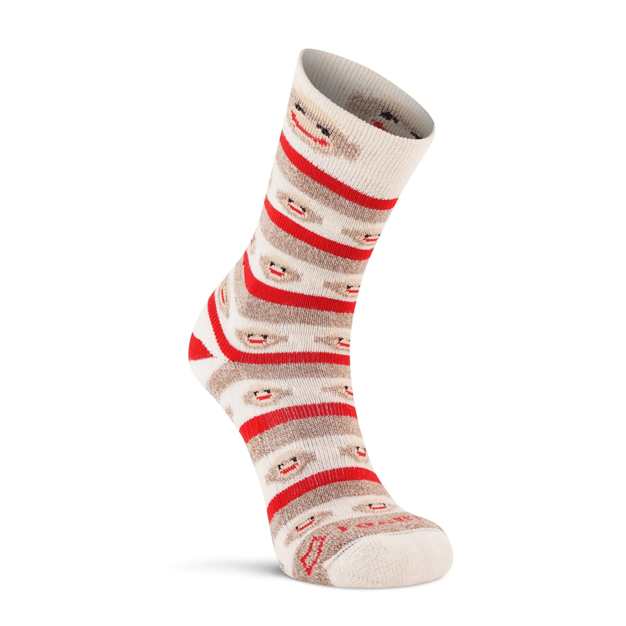 Women's Monkey Stripe Lightweight Crew Everyday Sock sold by Fox River