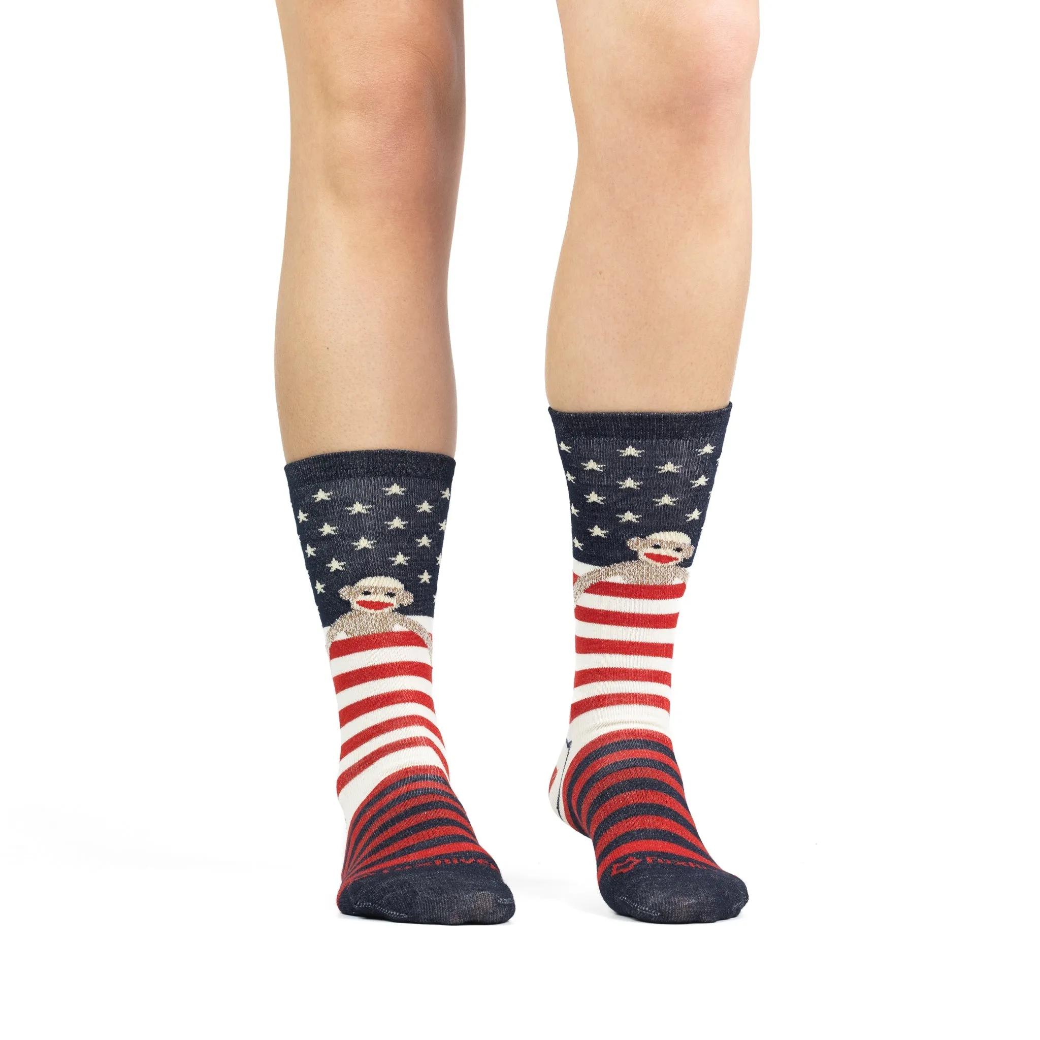 Women's Monkey Flag Ultra-Lightweight Crew Everyday Sock sold by Fox River product image thumbnail 2