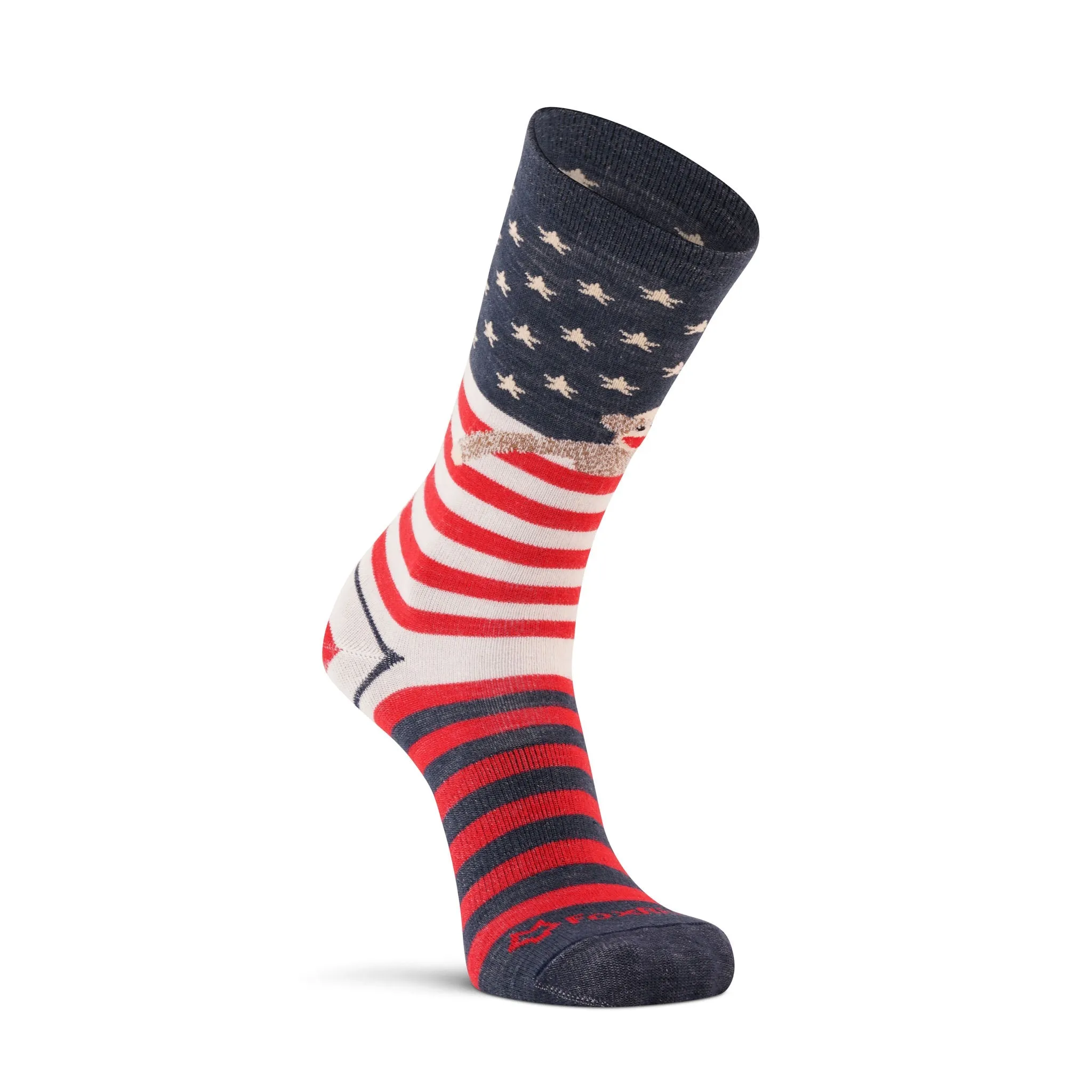Women's Monkey Flag Ultra-Lightweight Crew Everyday Sock sold by Fox River