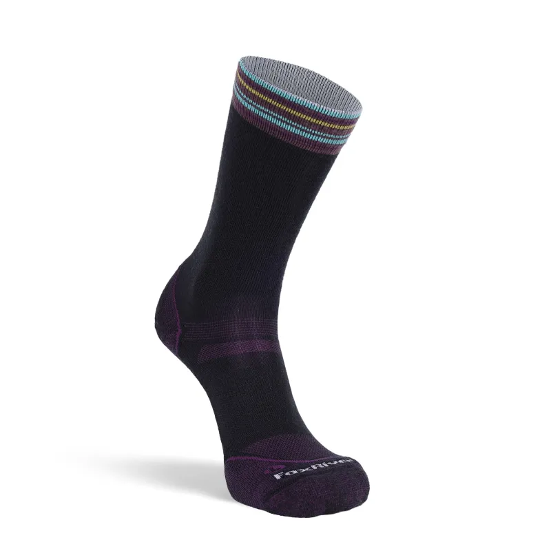 Women's Stripe Medium Weight Crew Hiking Sock sold by Fox River