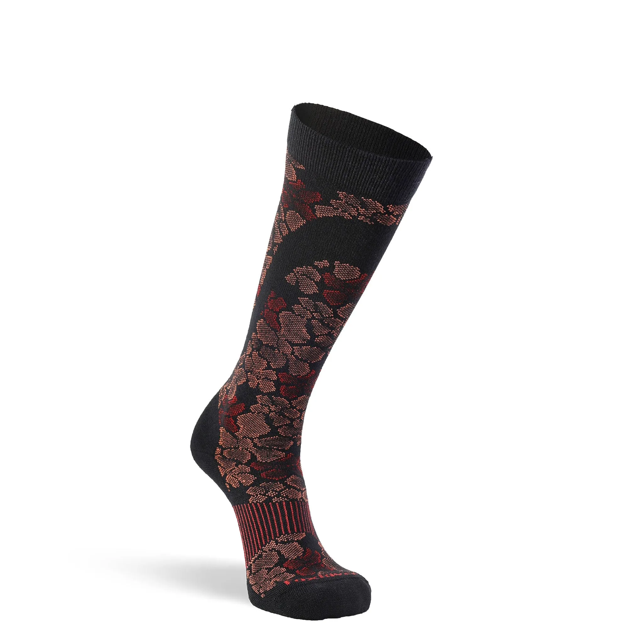 Women's Flower Power Ultra-Lightweight Over-the-Calf Ski and Snowboard Sock sold by Fox River product image thumbnail 5
