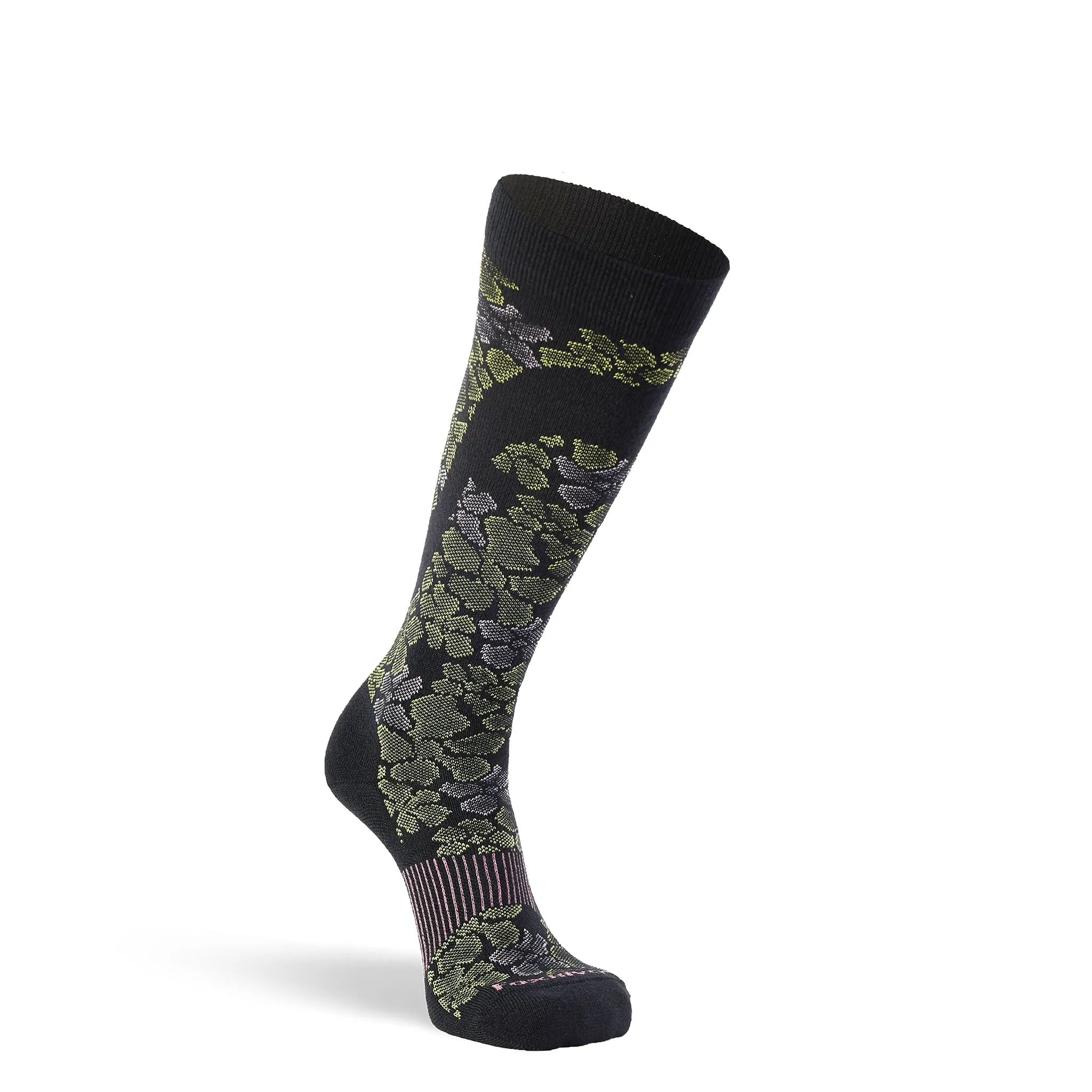 Women's Flower Power Ultra-Lightweight Over-the-Calf Ski and Snowboard Sock sold by Fox River product image thumbnail 4