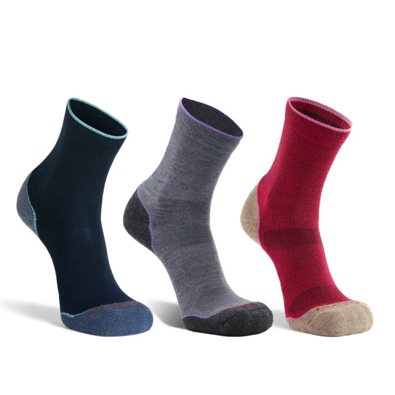 Women's Basecamp 2.0 Lightweight Crew Hiking Sock Bundle - 3 Pack sold by Fox River