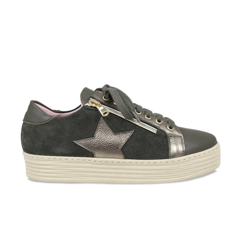 Hampton Star: Khaki Leather & Suede sold by Sole Bliss