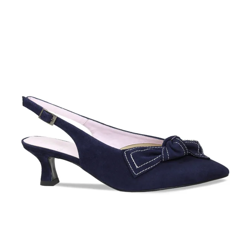 Katrina: Navy Suede sold by Sole Bliss